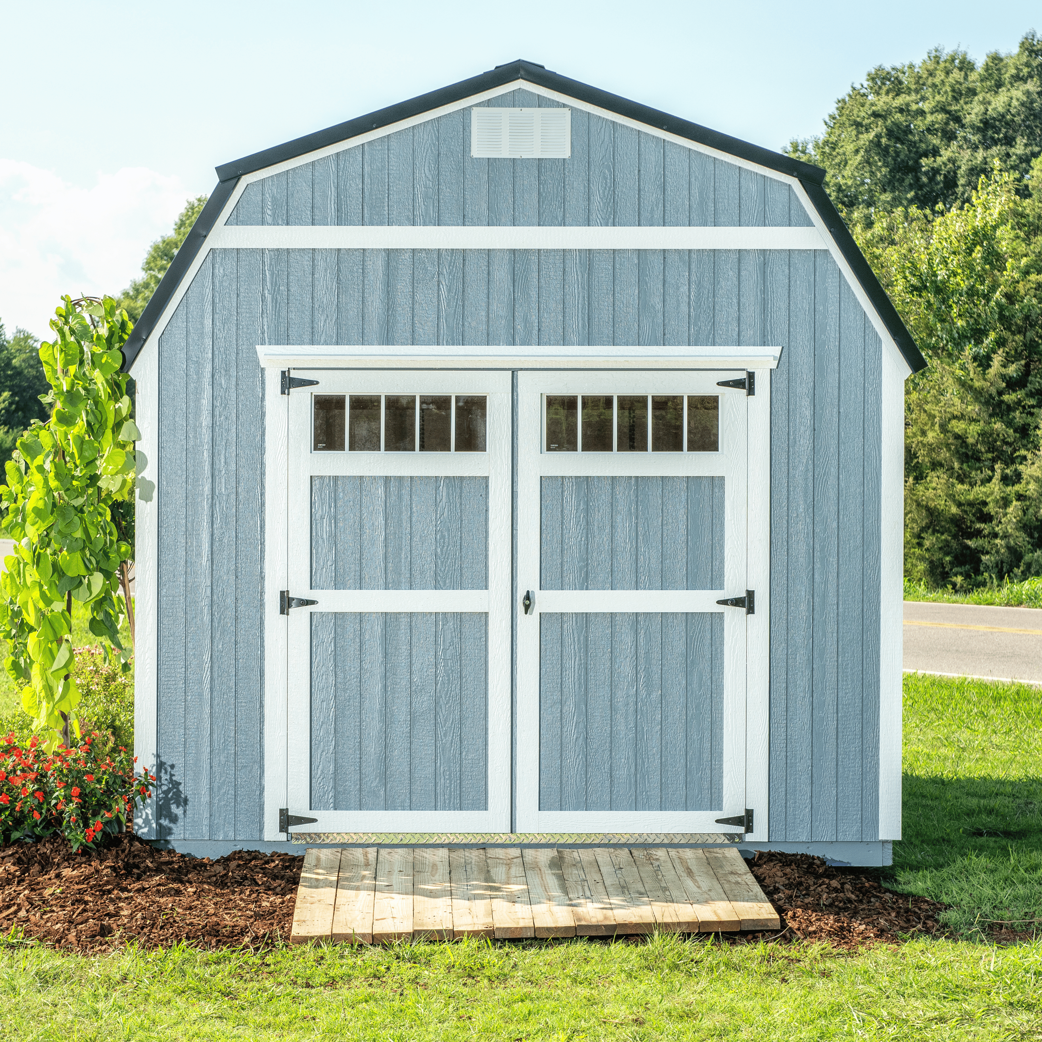 Lofted Barn Storage Shed - Rent-to-Own